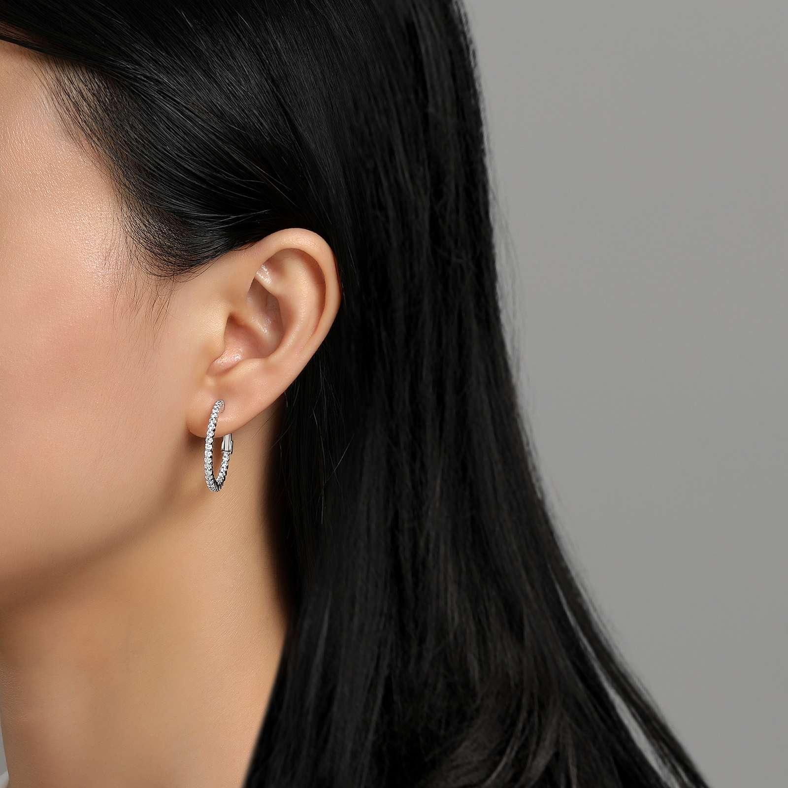 Inside Out Hoop Earrings
