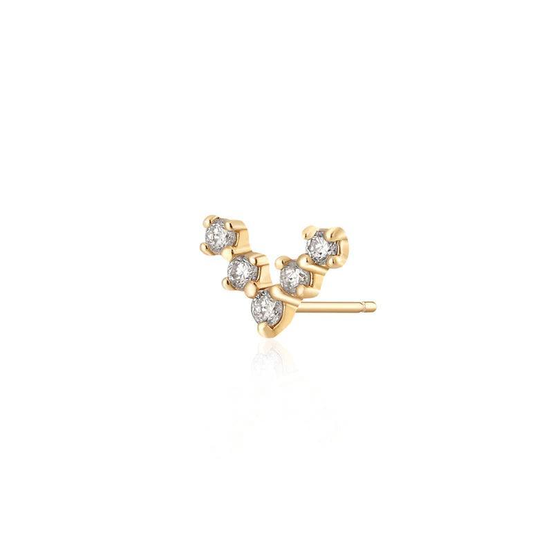 Lab Grown Diamond Wishbone Stud