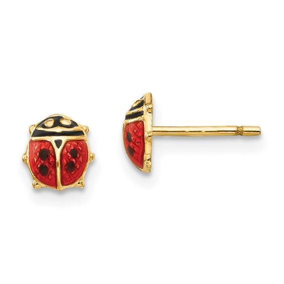 Ladybug Stud Earrings