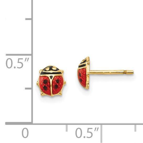 Ladybug Stud Earrings