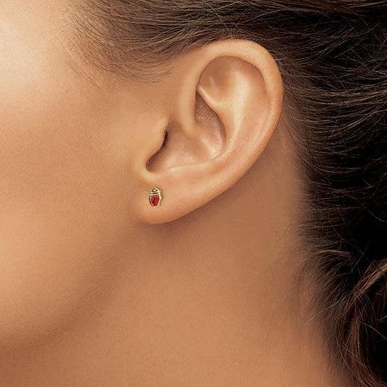 Ladybug Stud Earrings