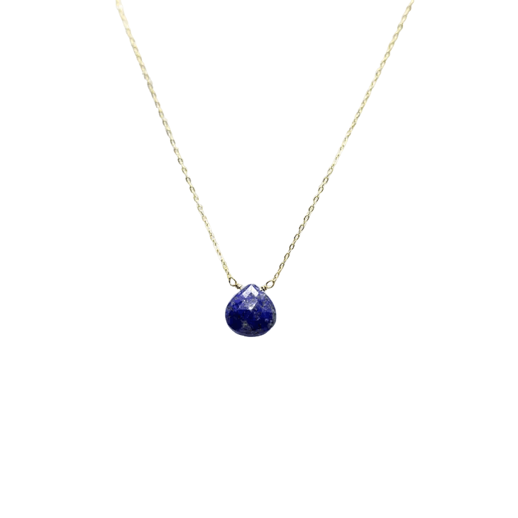 Lapis Heart Necklace