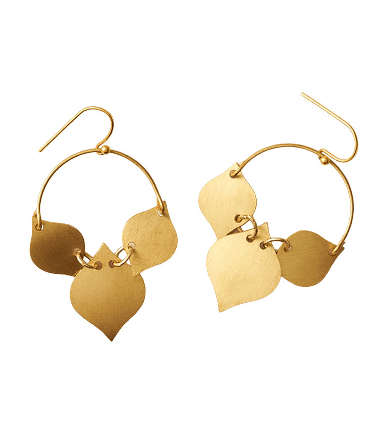 Leaf Drop Earrings