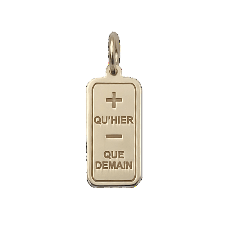 Love Poem Tag Pendant