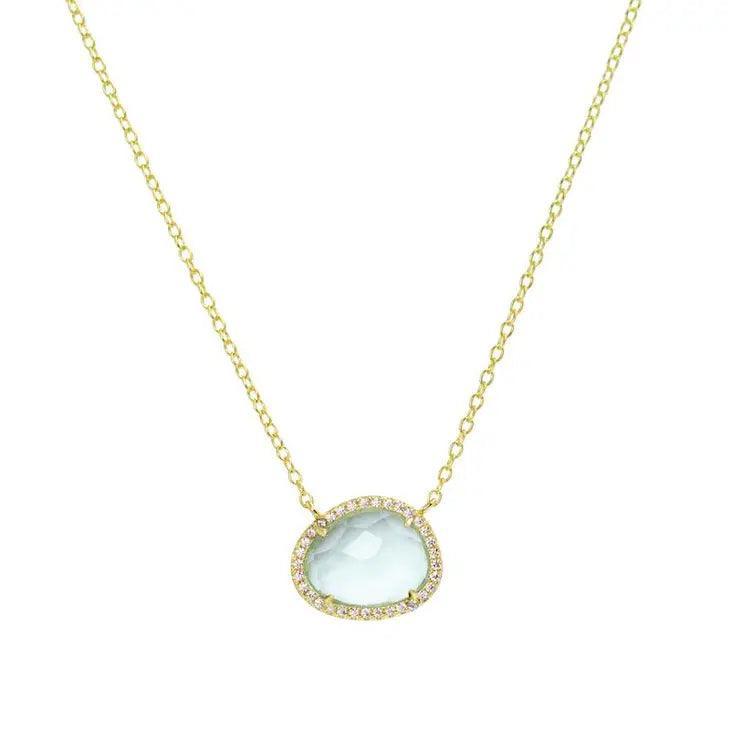 Marina Necklace- Paraiba Blue