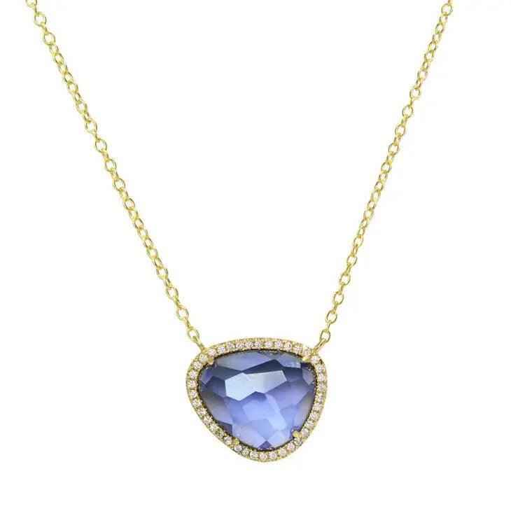 Marina Necklace- Tanzanite Purple