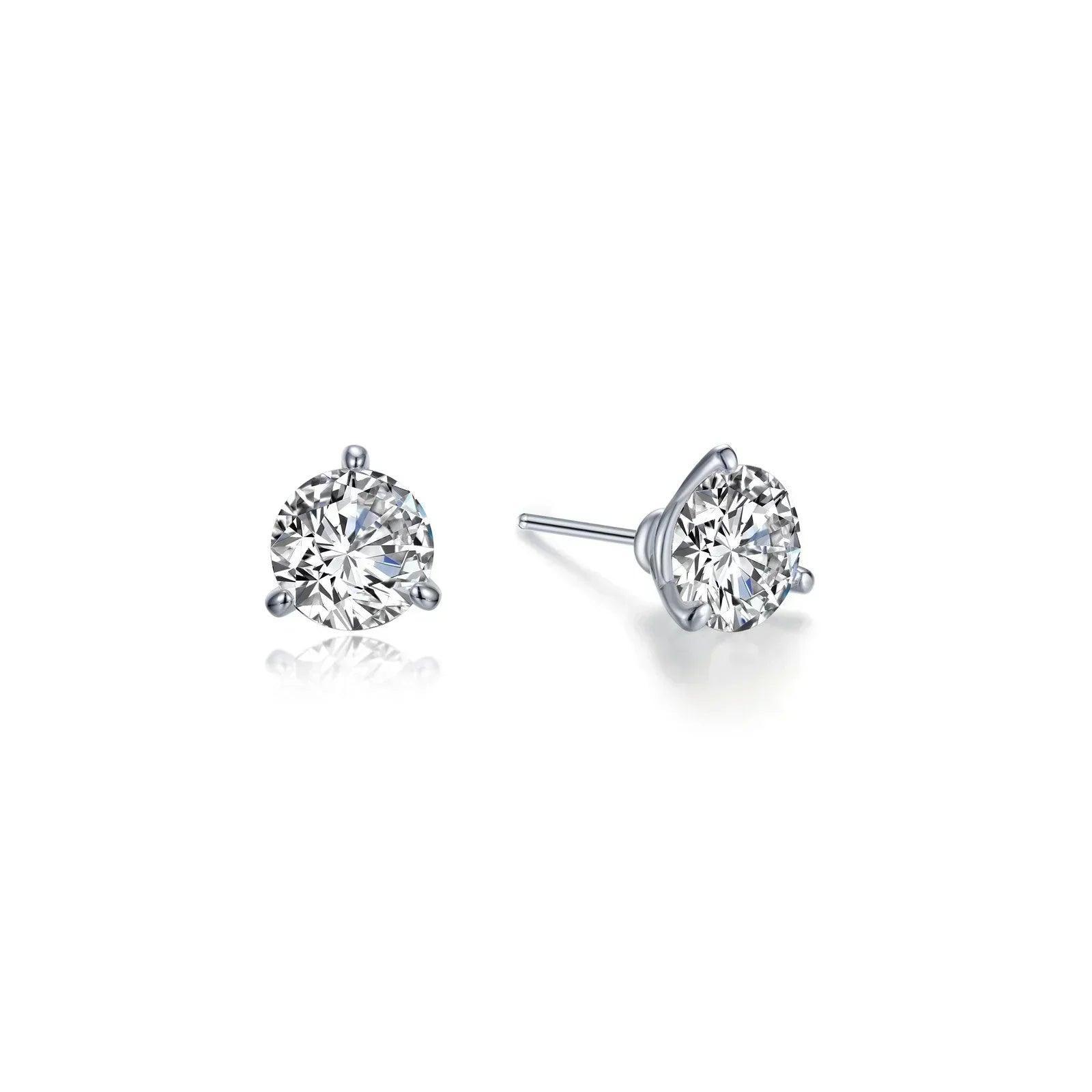 Classic Solitaire Stud Earrings