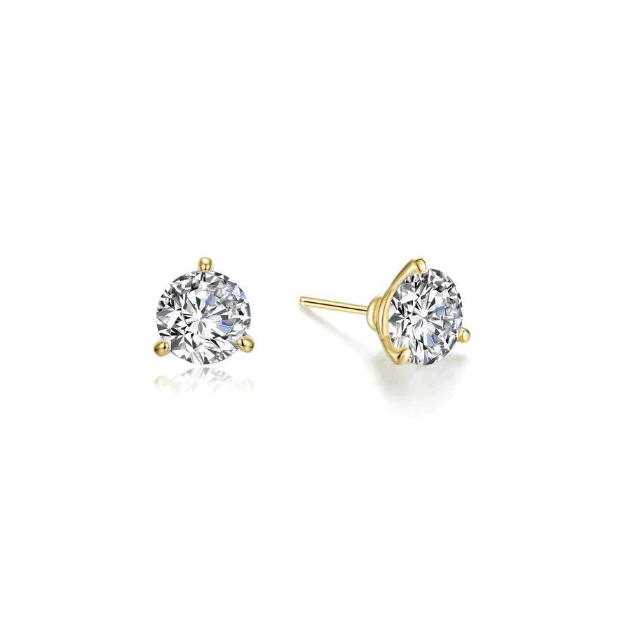 Martini-Set Solitaire Stud Earrings - Water Street Jewelers