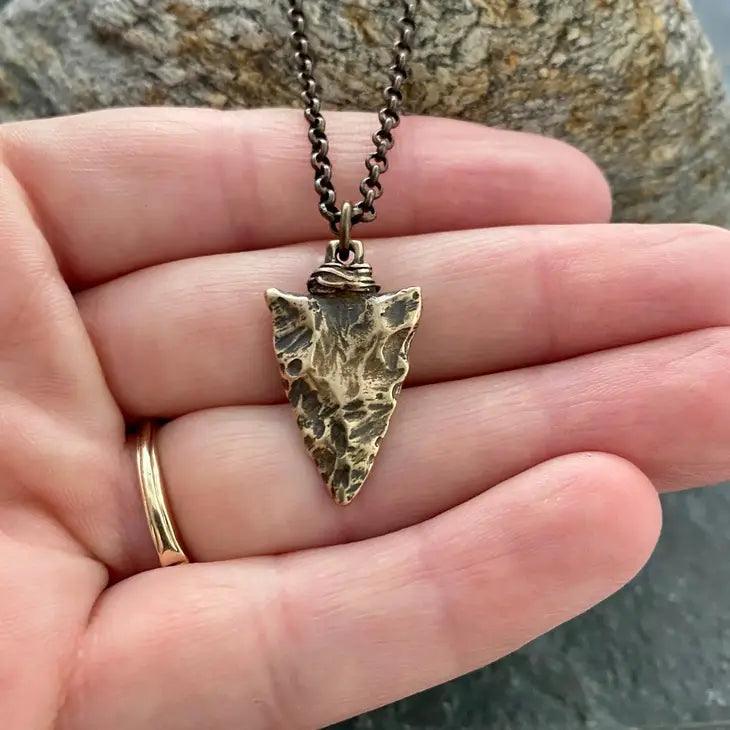 Mens Arrowhead Necklace
