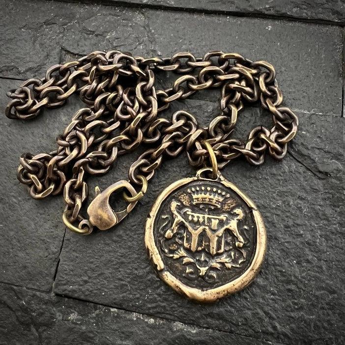 Mens Crown Necklace