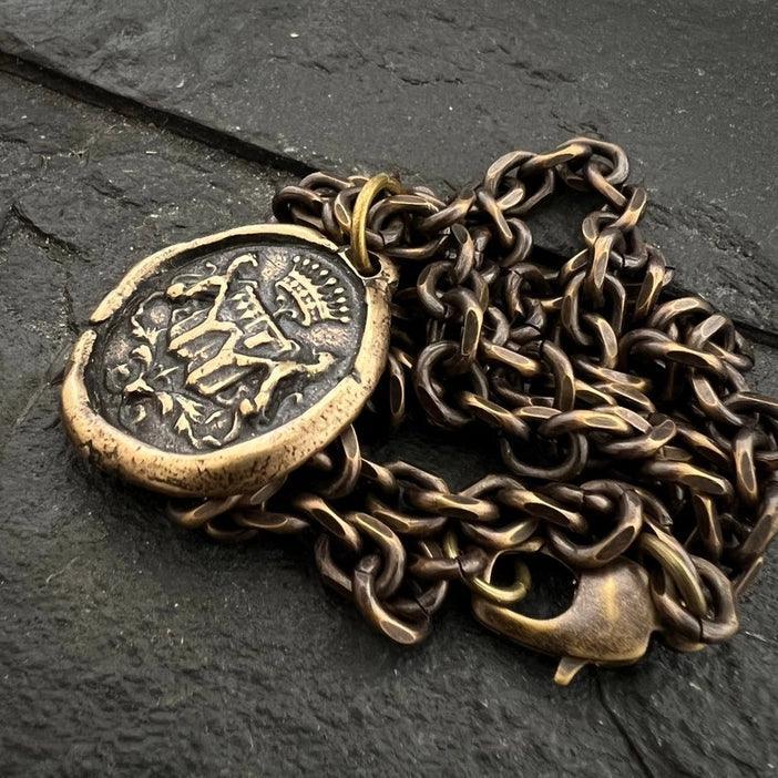Mens Crown Necklace