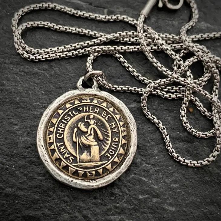 Mens Saint Christopher Necklace