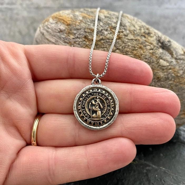Mens Saint Christopher Necklace