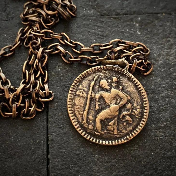 Mens St Christopher Necklace