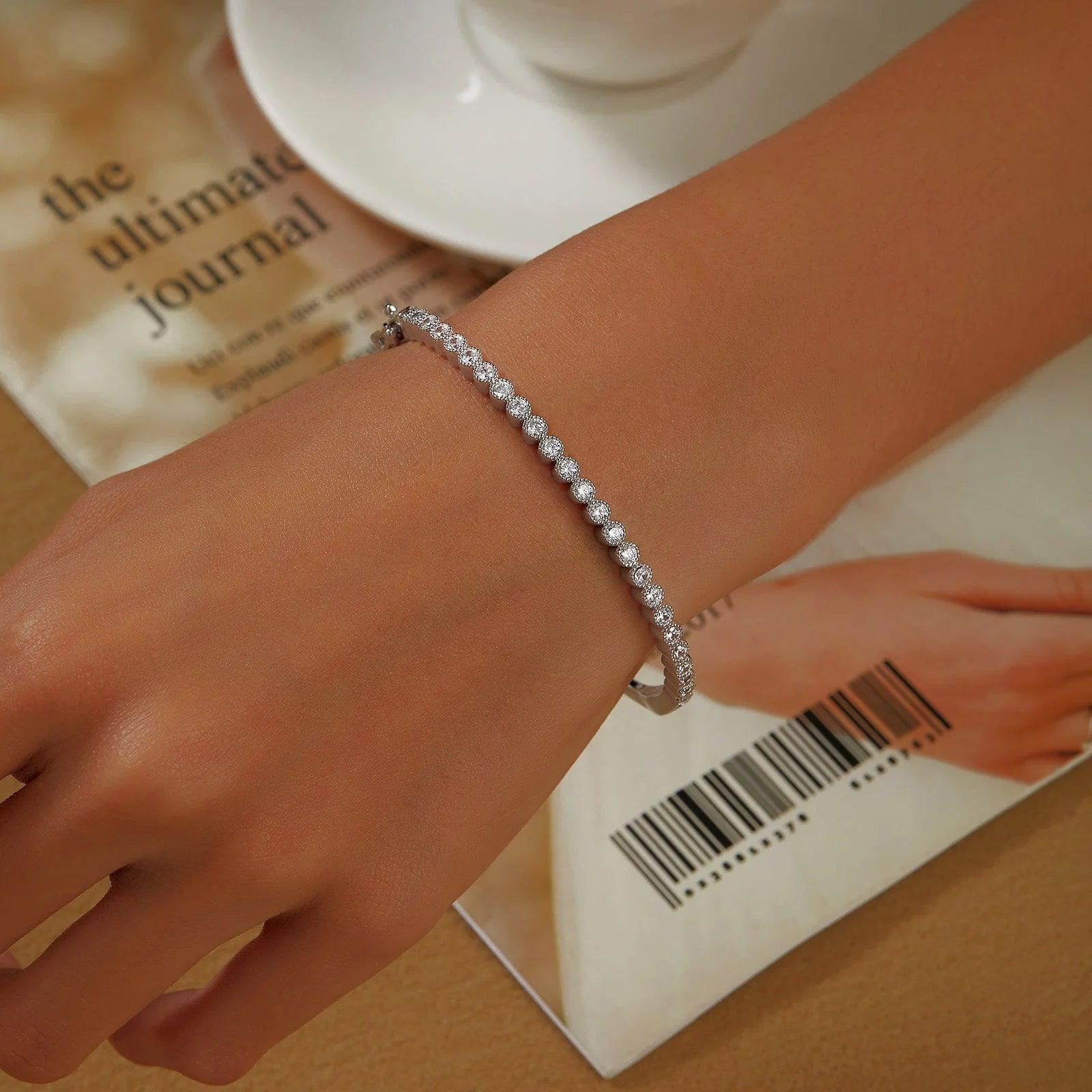 Milgrain Bangle Bracelet