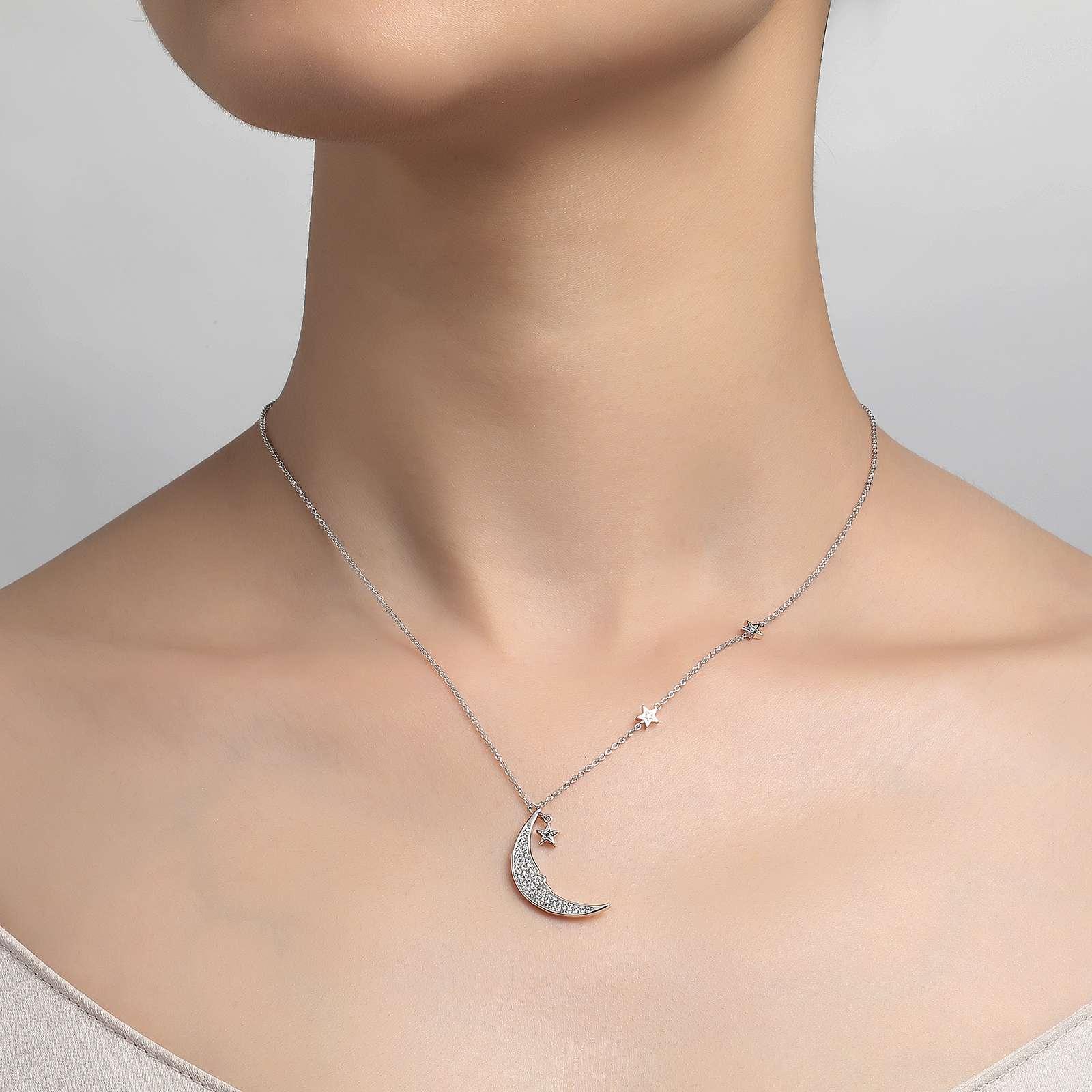 Moon & Star Necklace