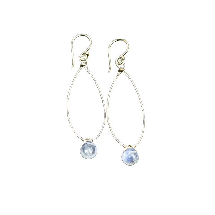 Moonstone Drop Earrings
