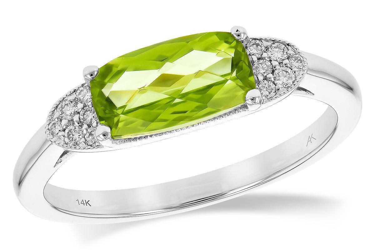 Peridot Diamond Ring - Water Street Jewelers