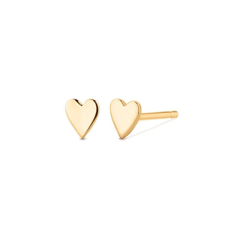 Petite Heart Studs