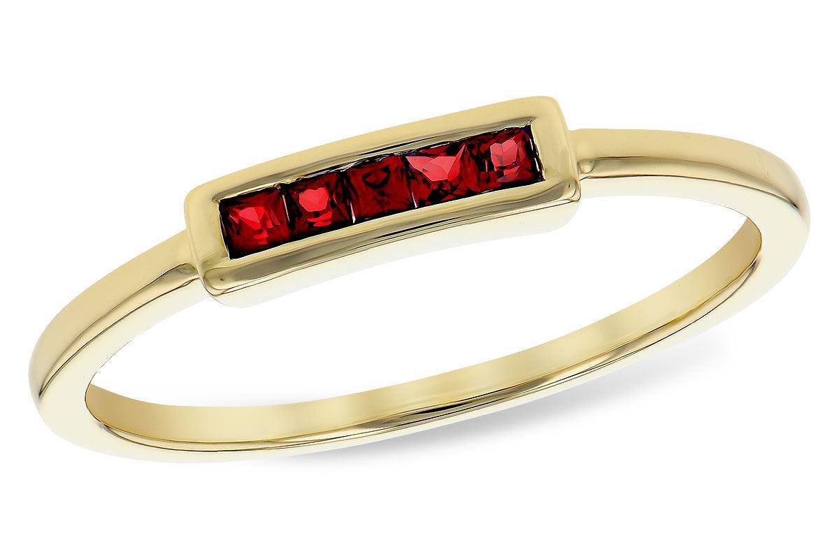Ruby Yellow Gold Ring