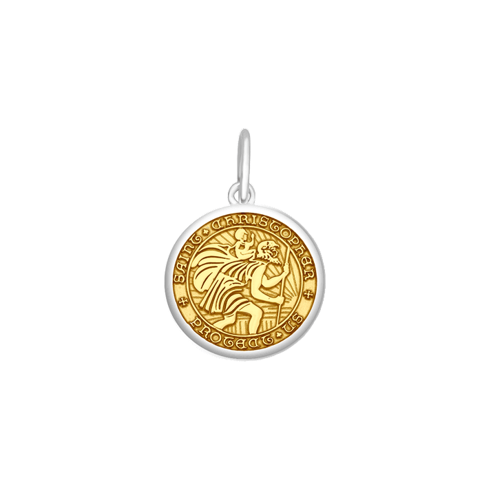 Saint Christopher Pendant- Gold - Water Street Jewelers