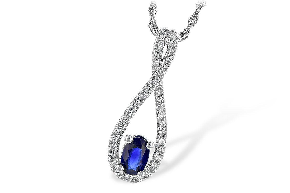 Sapphire & Diamond Necklace
