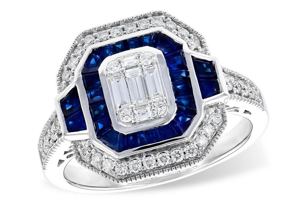 Sapphire & Diamond Ring