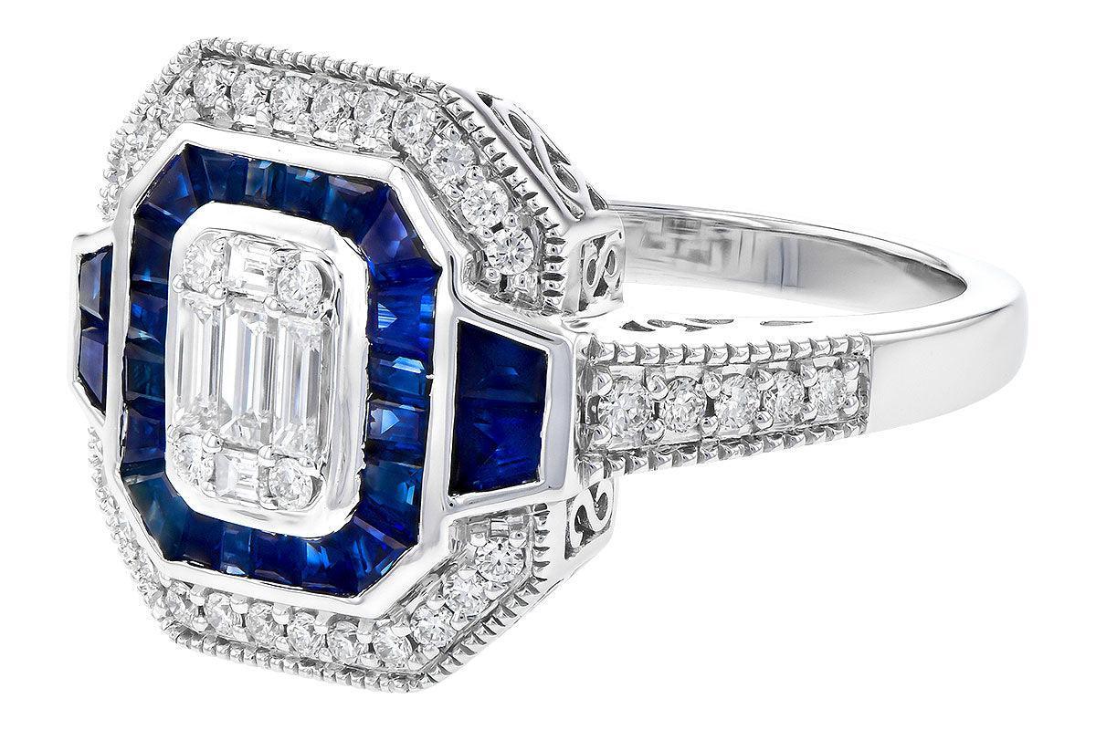Sapphire & Diamond Ring