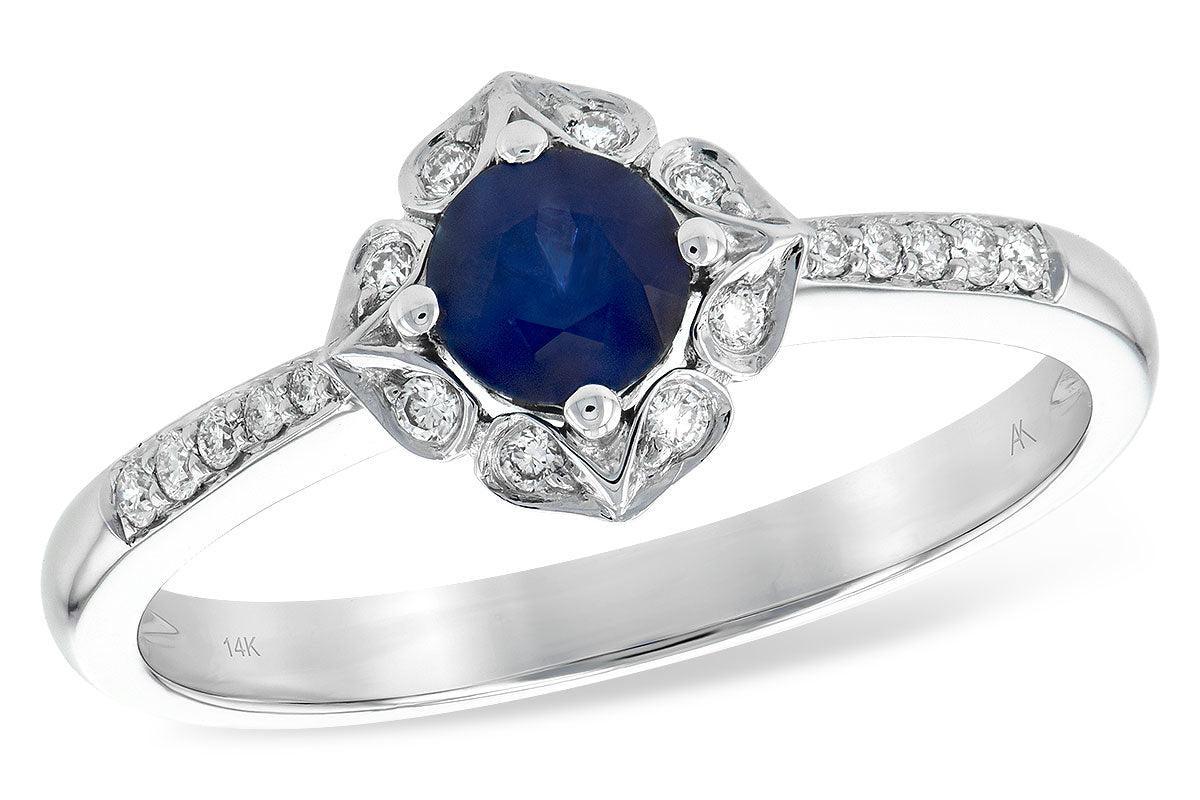 Sapphire & Diamond Ring