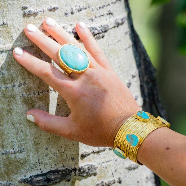 Statement Ring Turquoise