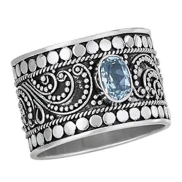 Sterling Blue Topaz Ring