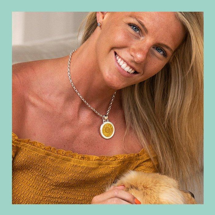 Sunflower Pendant