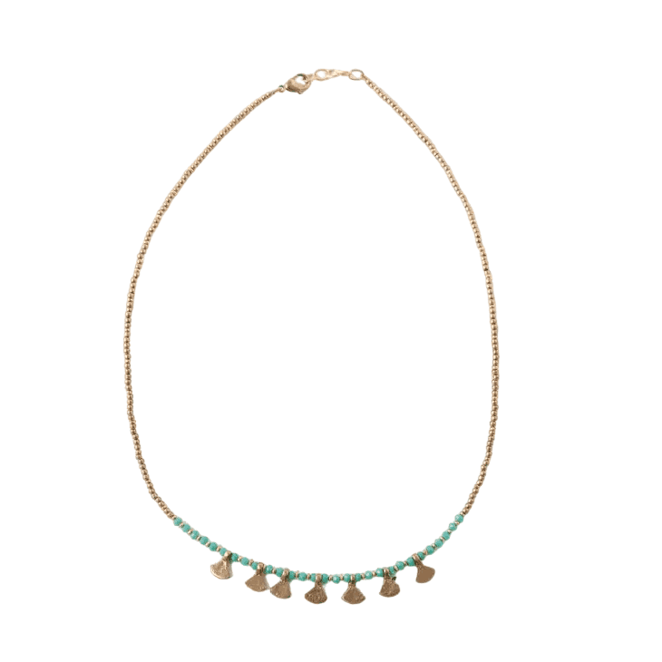 Triangle Drop Color Necklace