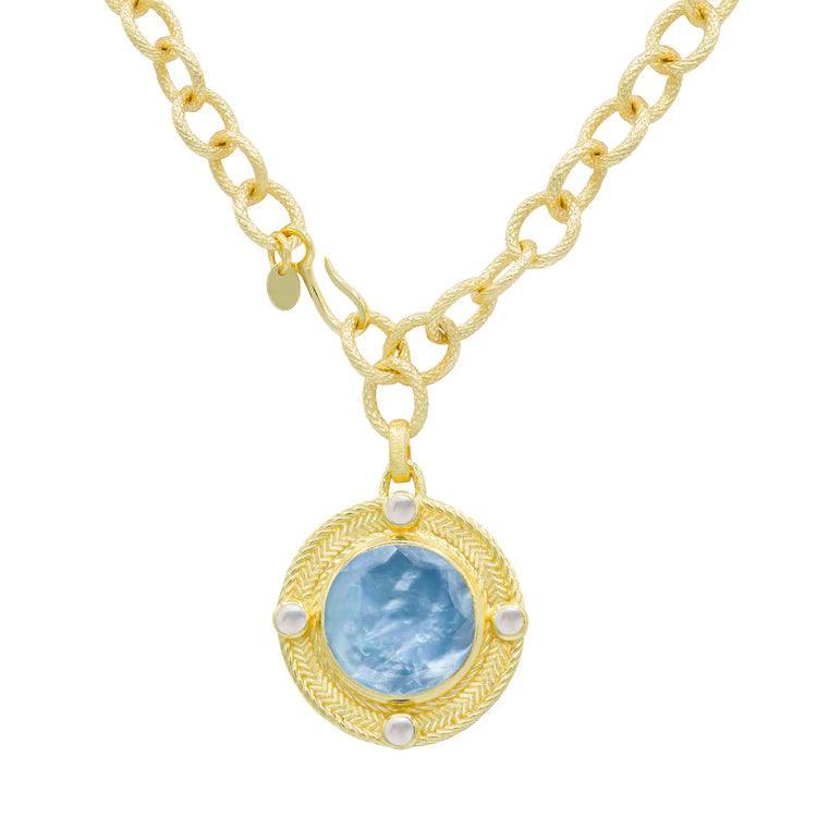 Vail Round Pendant Necklace