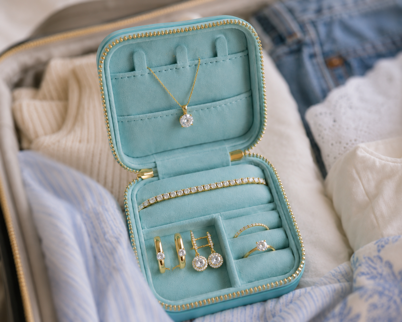 Lafonn Jewelry for a travel jewelry capsule