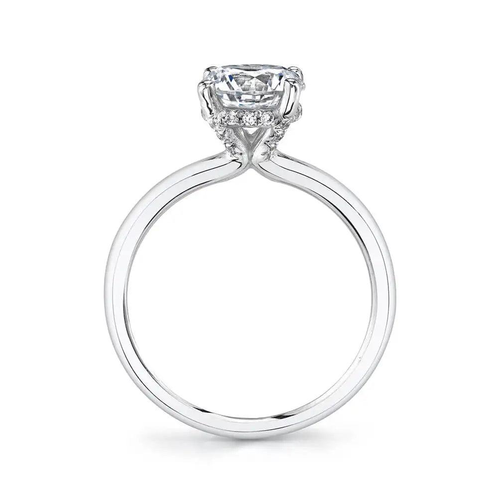 Joanna Solitaire Cushion Cut Engagement Ring