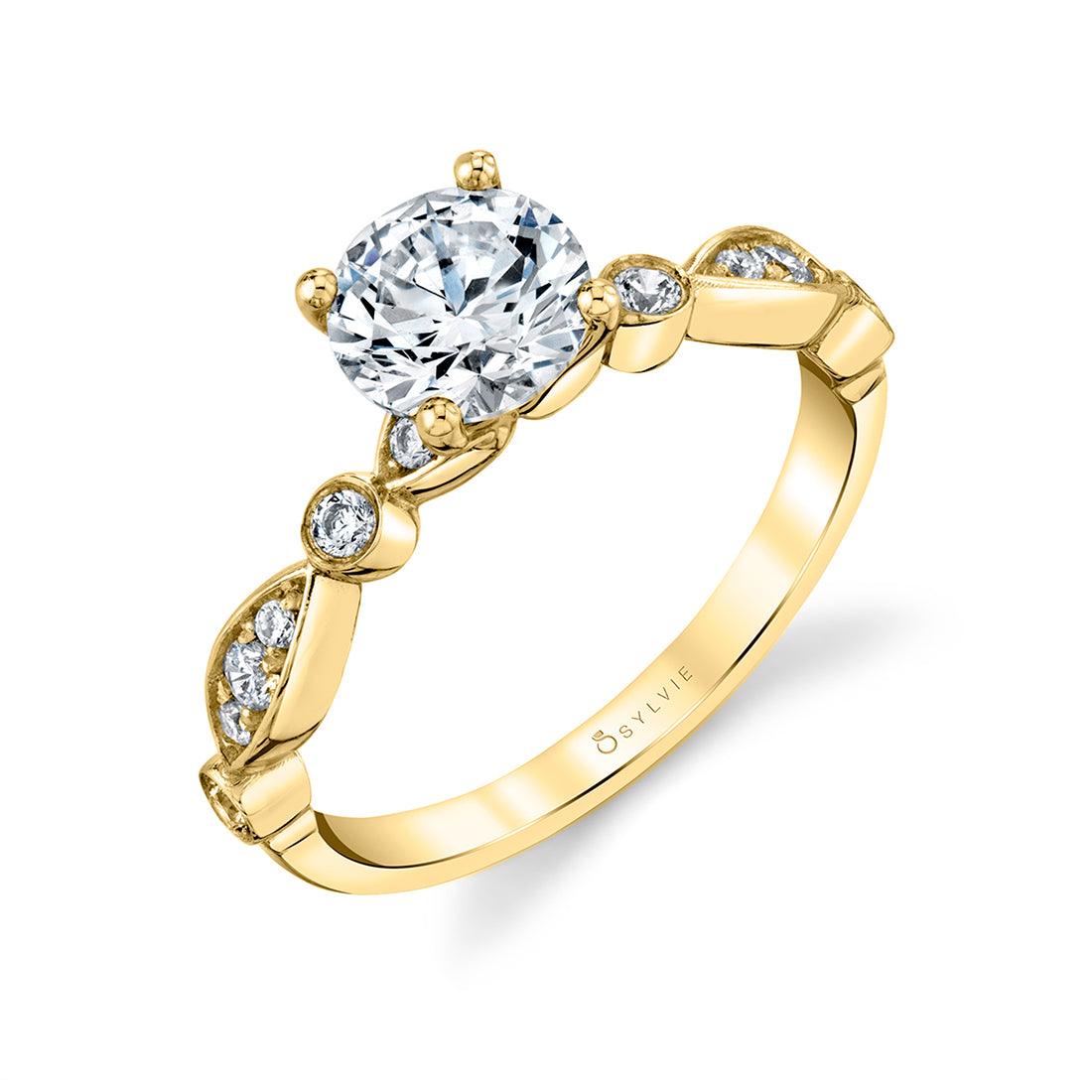 18K Maya Unique Engagement Ring