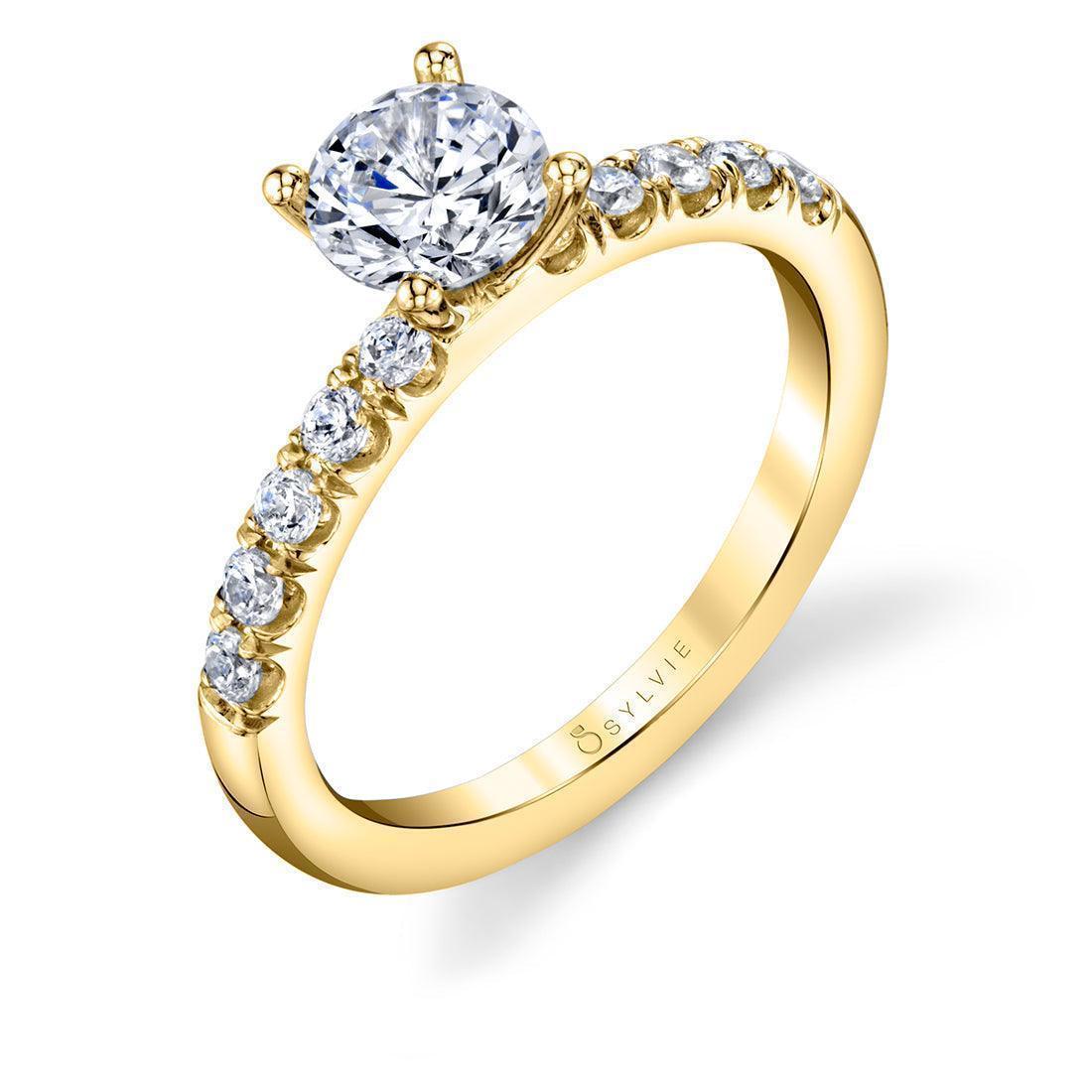 Octavie Round Classic Engagement Ring