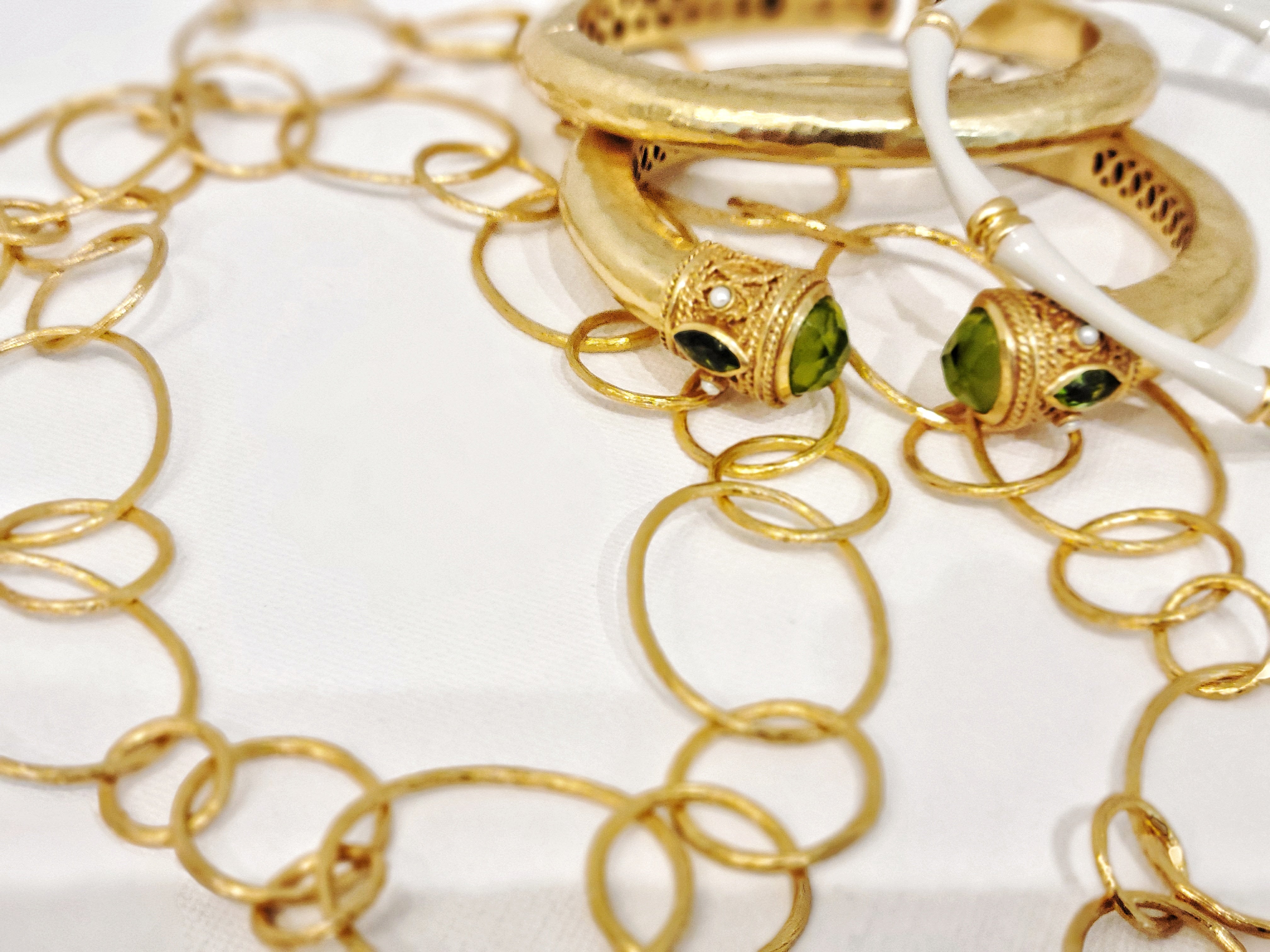 Designer jewelry at Water Street Jewelers in Guilford, Connecticut.