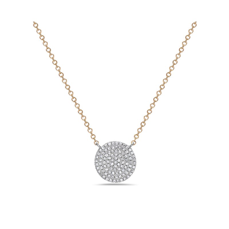 Two Tone Diamond Necklace