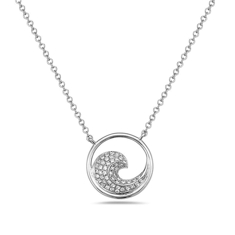 Wave Diamond Necklace