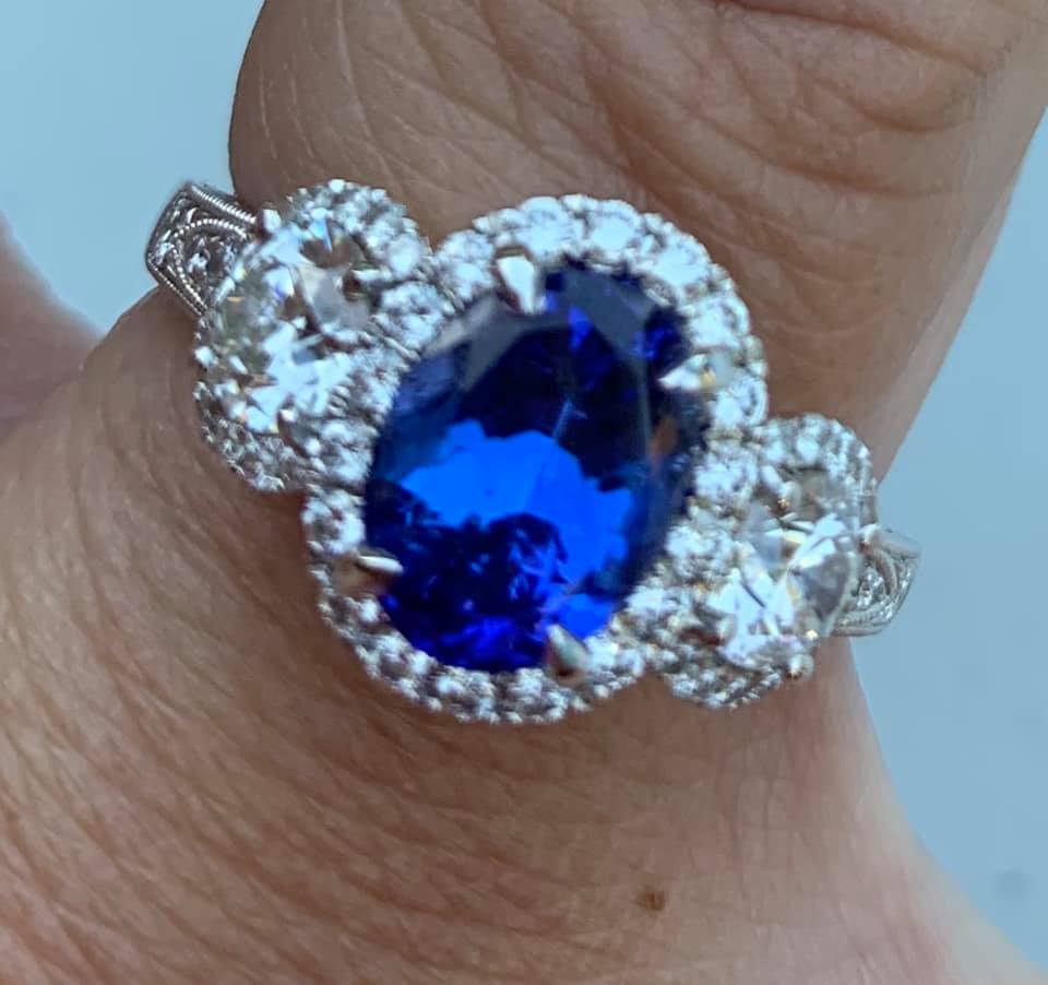 Custom Design Sapphire Ring