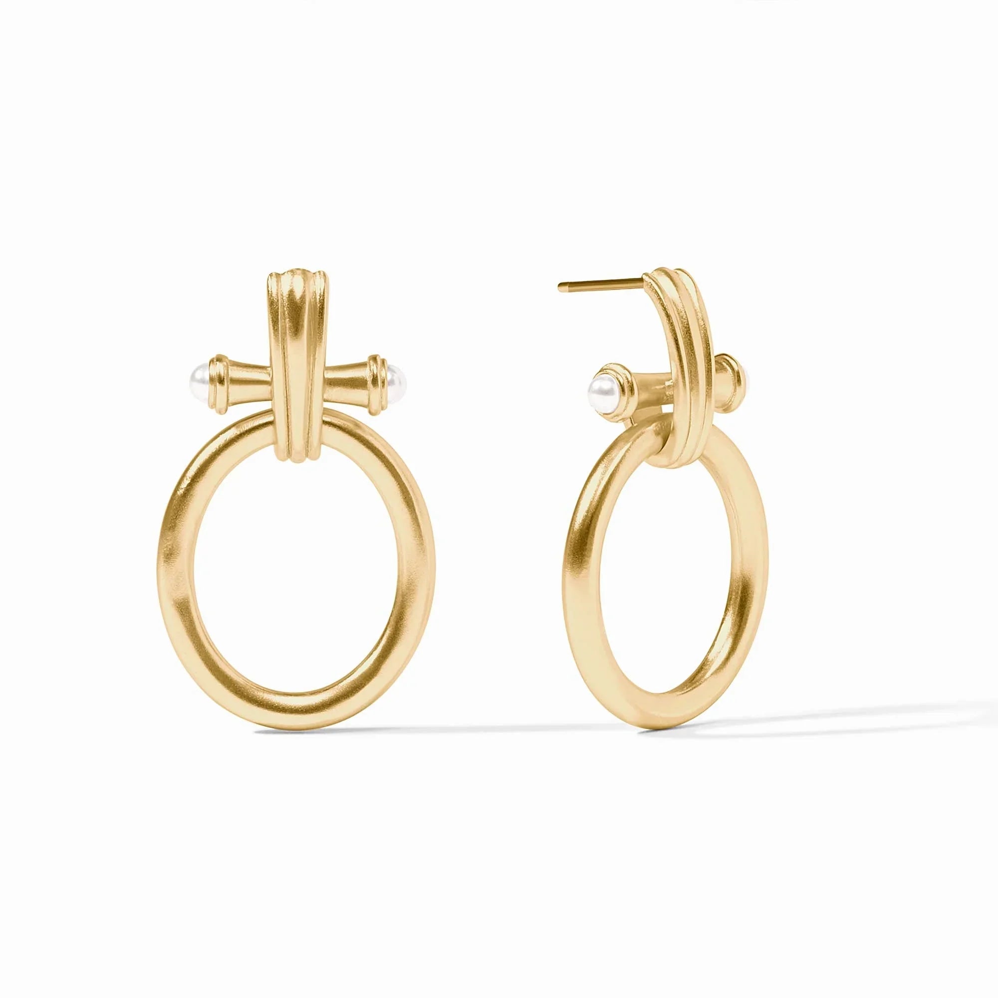 Bamboo Doorknocker Earrings