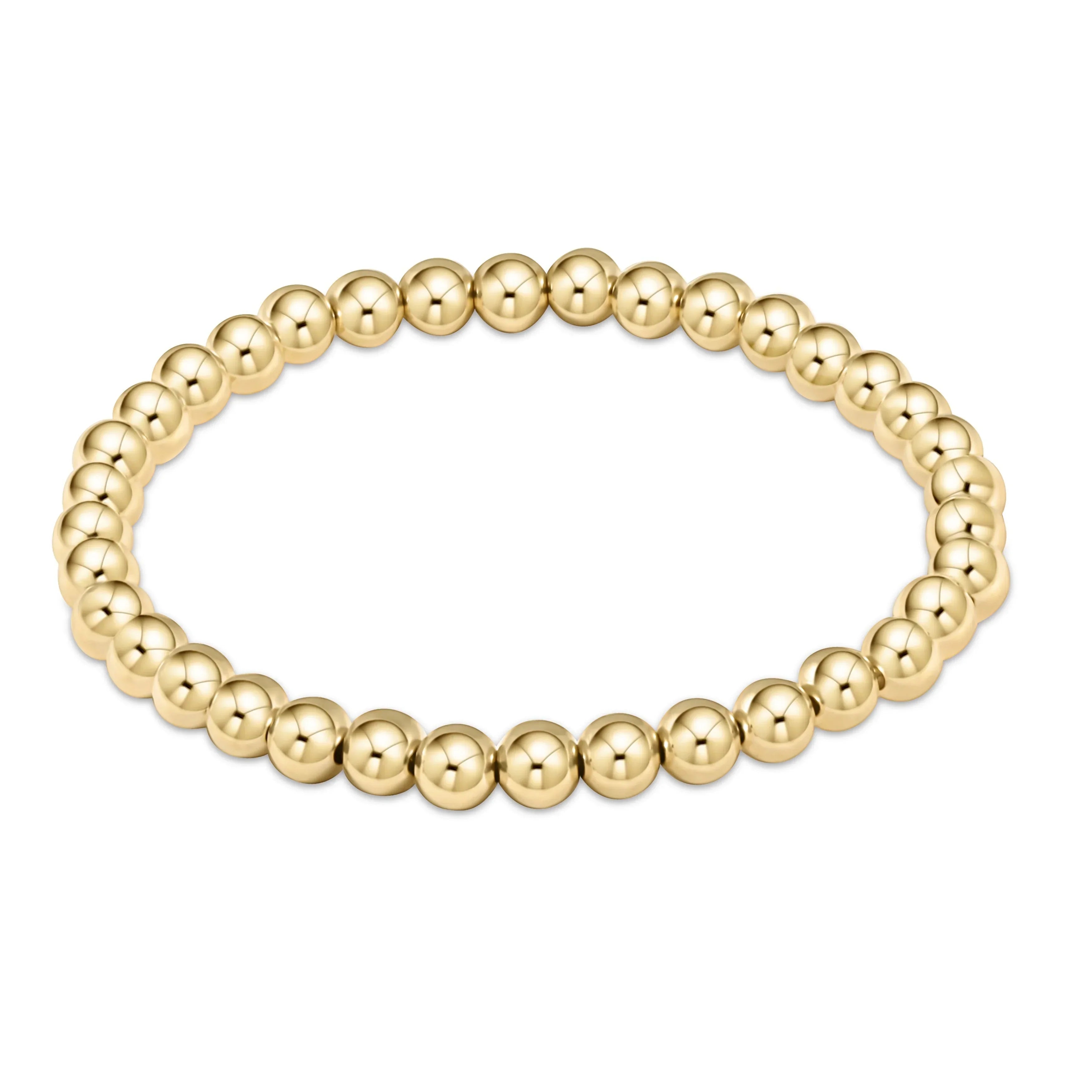 gold filled beaded bracelet