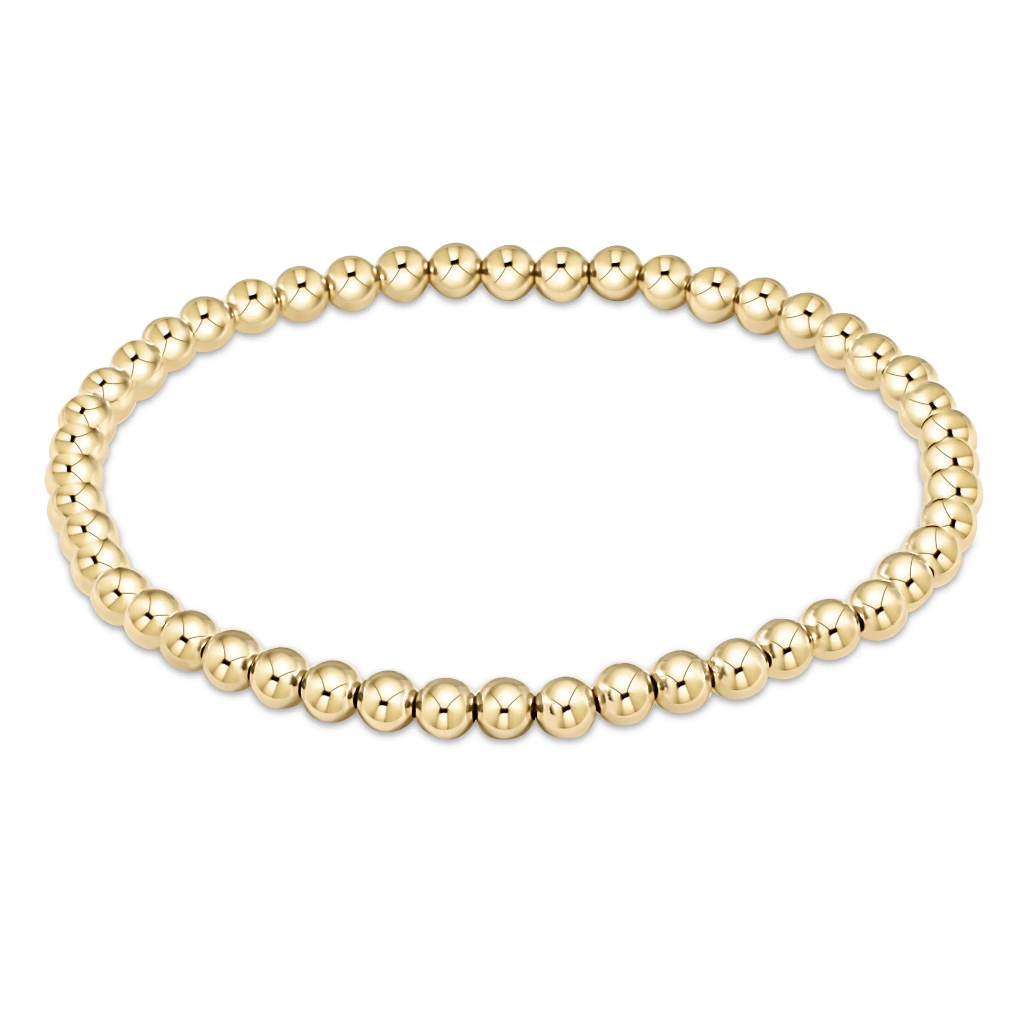 gold filled beaded bracelet