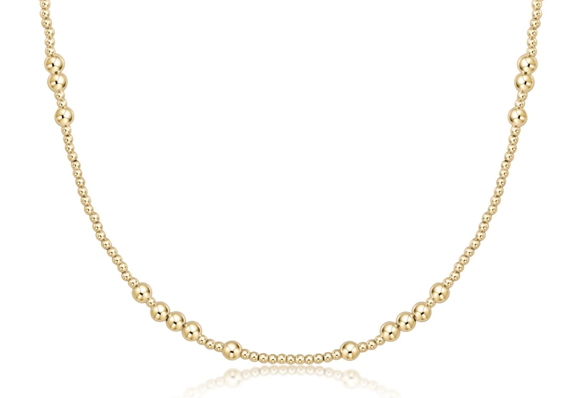 Gold Beaded Choker