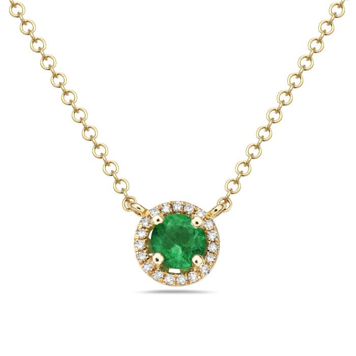 Diamond & Emerald Necklace