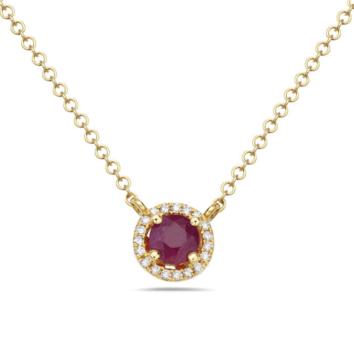 Diamond & Ruby Necklace
