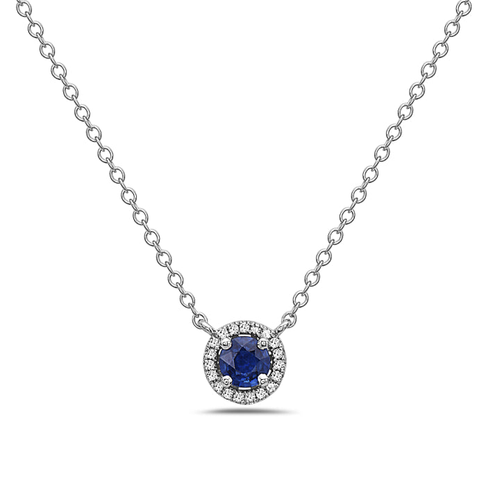 Diamond & Sapphire Necklace
