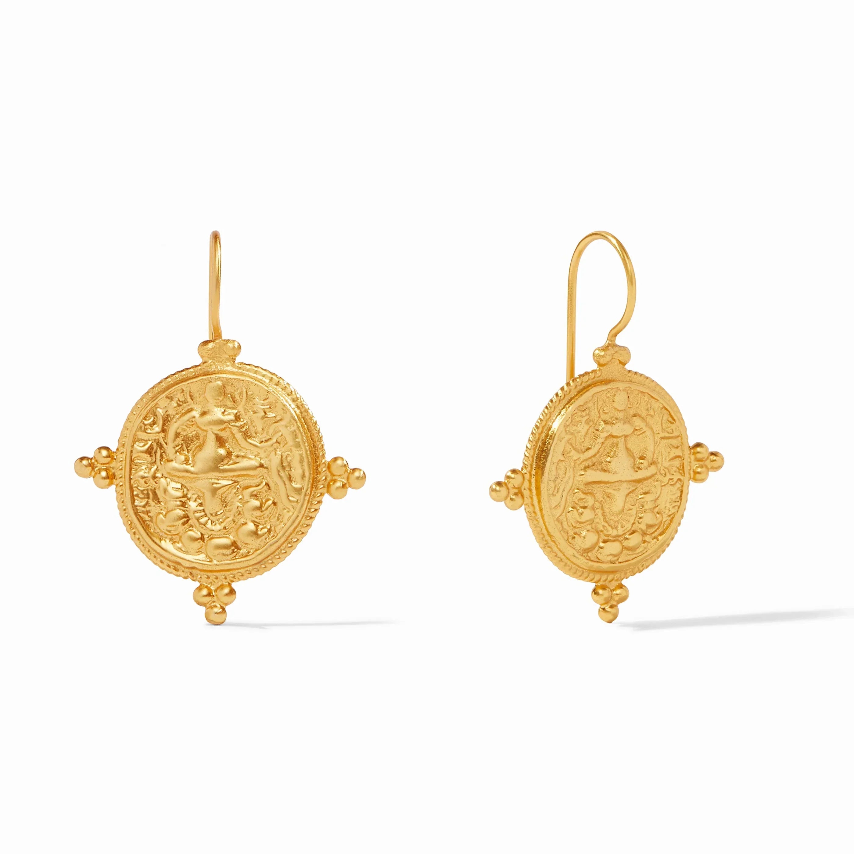 Quattro Coin Earrings